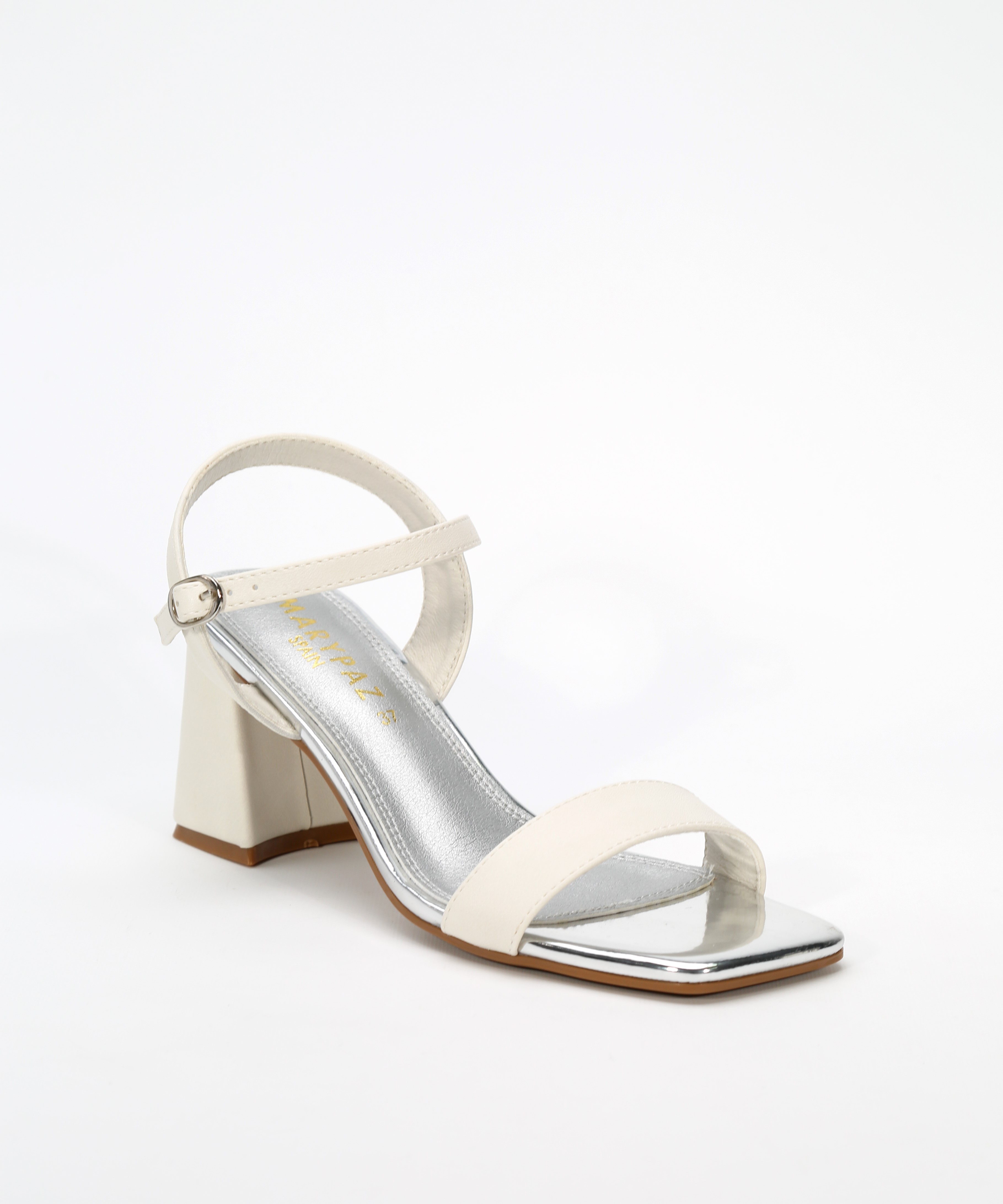 Sandalias tacón bicolor image number null